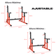 thumbnail image 3 of Rack de Sentadillas Ajustable Multifuncional Para Barras, 3 of 4