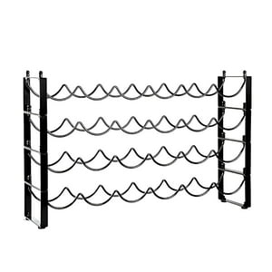 Rack Tipo Cava De Hierro Porta 24 Botellas De Vino Rebajas