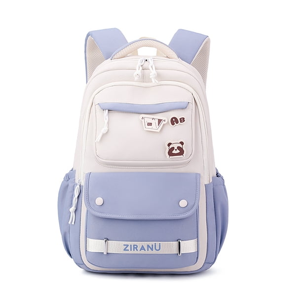 College Student Double Backpack Schoolbag Korean Version Fashion Backpack Niche Large Backpack High Value Female Laptop bag