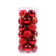 thumbnail image 2 of Set 20 Esferas Rojas 8 cm Mate Brillos Perla Navidad, 2 of 2