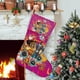 thumbnail image 1 of Super Sema Tema: Calcetines de Navidad, fino lino blanco para colgar en escaleras y chimenea, decoración navideña para el hogar, regalo de Navidad.54cm×38cm, 1 of 5