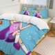 thumbnail image 2 of Hamster & Gretel Cartoon Bedding Sets Ultra Soft Skin-Friendly Duvet Cover 3 Piece, Cute Comforter Cover Bed Set for Boys Girls Kids, 2 of 5