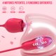 thumbnail image 3 of Vibrador Rosa de Doble Extremo – Lamedor y Penetrador, 3 of 3