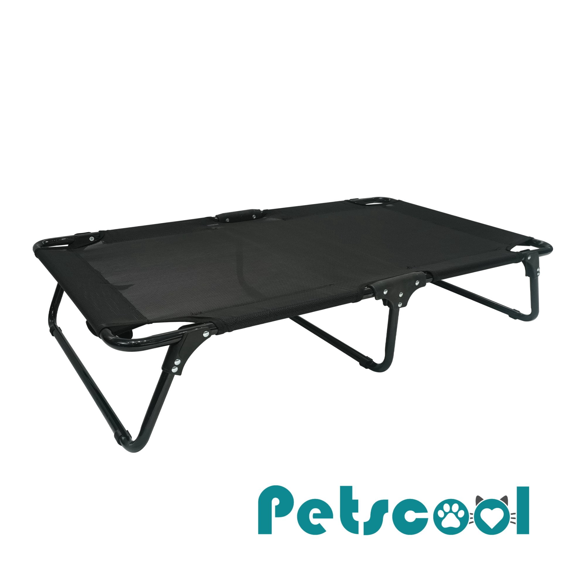 Cama Elevada para Perro PetsCool Talla M Plegable 30 KG Negra | Lider