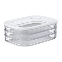 Magideal - Contenedores De Delicatessen Para Frigorífico, Organizador Y Almacenamiento De Alimentos, Cajas Con Tapas Para Frigorífico Para Carne, Pavo, Delicates 1 Juego