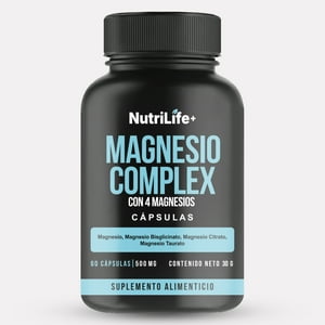 Emetres - Magnesio Complex Con 4 Magnesio 60 Capsulas Nutrilife+