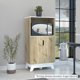 thumbnail image 1 of Despensa Bi-Color Mueble De Microondas Duna - Blanco, 1 of 14
