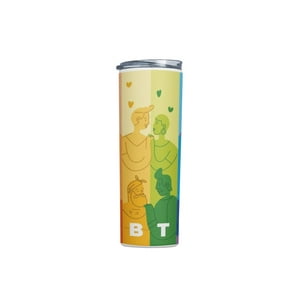 Sm - Termo Botella Térmica Orgullo Pride Lgtb Arcoiris Blanco