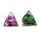 thumbnail image 5 of 2x Amatista Orgonita Pirámide Púrpura Yoga Meditación Cristales Heal Stone Decor, 5 of 5