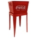 thumbnail image 2 of Bañera Leigh Country CP 98092 roja de acero de 40 litros con soporte, 2 of 5