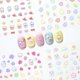 thumbnail image 1 of Pegatinas para uñas okiyomi 3D Kawaii – 4 hojas, 289 calcomanías, 1 of 7