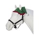 thumbnail image 2 of Vestir de Navidad de Elfo - Disfraz de Navidad para caballos y jinetes - Cubierta de casco de Elfo Sombrero de caballo de estilo navideño, suministros de caballo para mascotas, de pie, suelt, 2 of 3
