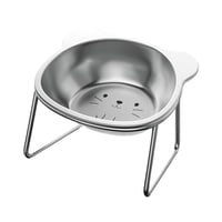 Ioensy - Comedero Elevado Para Gatos Con Inclinación De 15° Para Gatitos, Gatos De Interior, Perros Pequeños Y Gatitos.