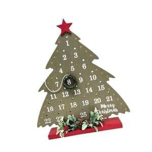 Bothyi - Calendario De Navidad Calendario De Escritorio Hecho A Mano Para La Mesa De La Oficina Durante Las Vacaciones
