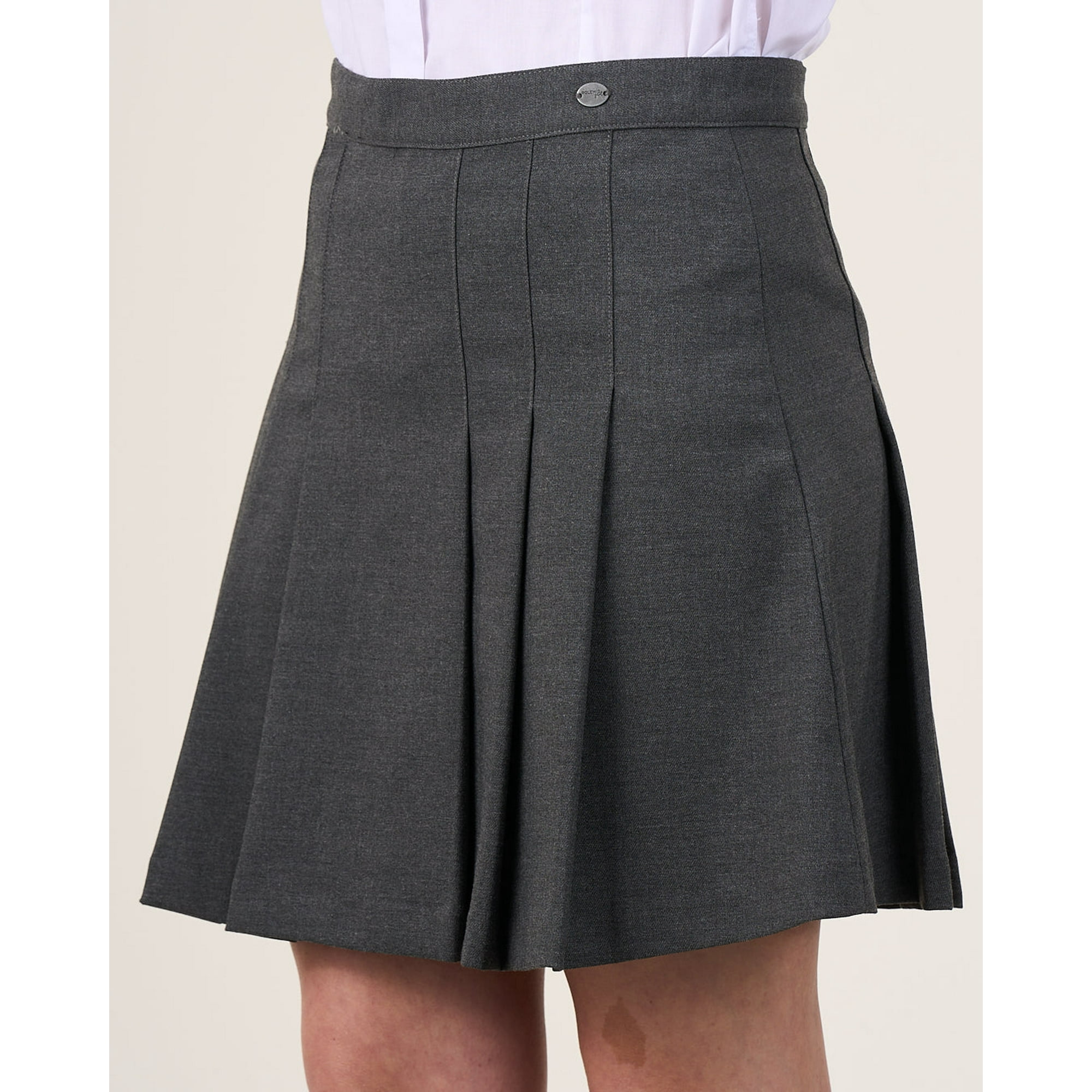 Polemic - Falda Escolar Gris T.38 A 48 -