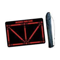 Ioensy - Alfombra De Entrenamiento De Pasos De Fútbol, Alfombra De Entrenamiento De Fútbol Para Uso Doméstico, Niño, Rojo