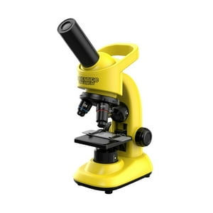 Novystor - Microscopio Educativo 16000X Con Accesorios Amarillo