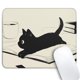 thumbnail image 1 of Alfombrilla de ratón XSXXSC 26x21 cm Gato negro Kawaii Anime, 1 of 6