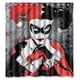 thumbnail image 1 of Cortina de ducha Joker Harley Quinn, juego de cortinas de baño con ganchos, tamaño 60 x 72 pulgadas, 1 of 3