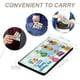 thumbnail image 4 of Fideo y Amigos Porta Pasaporte y Cartera de Viaje Premium de Cuero PU, Funda de Pasaporte Bloqueo RFID con Ranuras para Tarjetas de Crédito, Estuche para Libro de Pasaporte para Familia 10cm × 15cm, 4 of 6