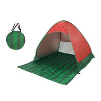 Ioensy - Tienda Emergente Upf 50 Tienda De Playa Para Actividades Al Aire Libre Camping Familiar Patio Trasero Rojo Xl