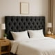 thumbnail image 3 of Respaldo De Cama 2 Plazas Color Gris Grafito, 3 of 4