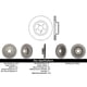 thumbnail image 2 of Disco Freno para auto Subaru Forester 1997-2002 Delantero, 2 of 2