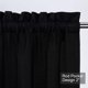 thumbnail image 3 of Cortina NANAN 91 cm × 76 cm Negra – Pack de 2 – Impermeable, 3 of 7