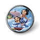 thumbnail image 1 of Insignia de Botón Desmarcar Lilo y Stitch 2.8 cm, 1 of 6