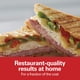 thumbnail image 5 of Prensa para panini, sandwichera y parrilla eléctrica Hamilton Beach, 5 of 8