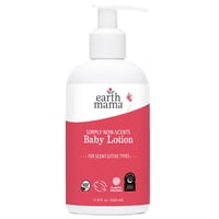 Loción Para Bebés Earth Mama Simply Non-Scents Organic 240 Ml