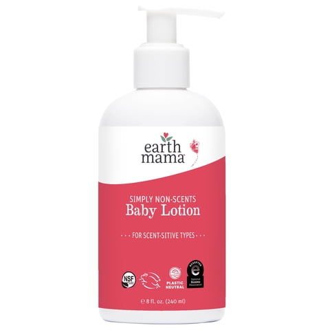 Loción Para Bebés Earth Mama Simply Non-Scents Organic 240 Ml