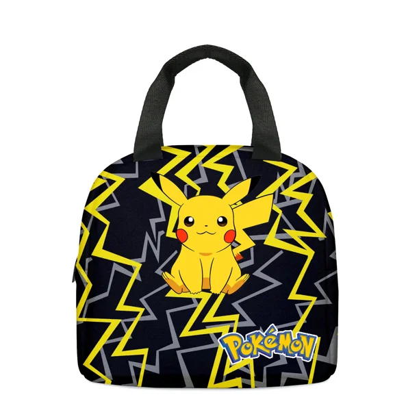 Pikachu PKQ School Bag Primary School Students Trendy Lightweight Boys and Girls Children's School Bag Anime kawaii Mochila