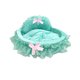 thumbnail image 1 of Encaje Mascota Perro Cama Perro Casa Perrera Princesa Para Gatos De Interior Gatos Peque?os Gatito XL Verde, 1 of 5
