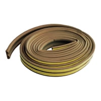 Cinta Aislante Adhesiva Tipo D Puerta Ventana 6Mts Café Dvp