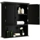 thumbnail image 1 of Mueble de Baño Montado en la Pared Costway Puertas Dobles Negro, 1 of 3
