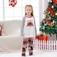 thumbnail image 3 of Pijamas navideños familiares, pijamas clásicos navideños a cuadros con diseño de árbol de Navidad para combinar con la familia, conjunto navideño para padres e hijos., 3 of 5