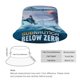 thumbnail image 2 of Subnautica Sombrero bucket para adultos, gorra de protección solar, sombrero de pescador plegable para viajes al aire libre, pesca y actividades de verano, 2 of 6