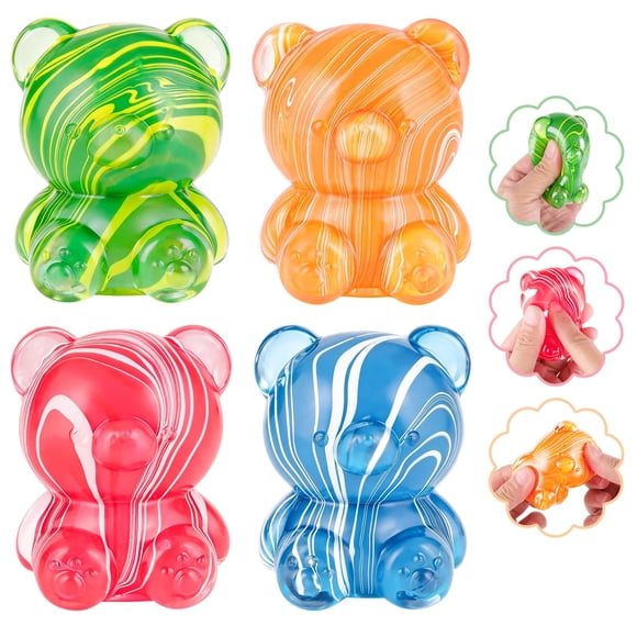 Juguete squishy oso Taba de silicona IRIBALEI para niños y adultos
