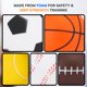 thumbnail image 5 of Juego de pelotas de espuma Neliblu para niños de 1 a 3 años con bolsa de fútbol y baloncesto, 5 of 7