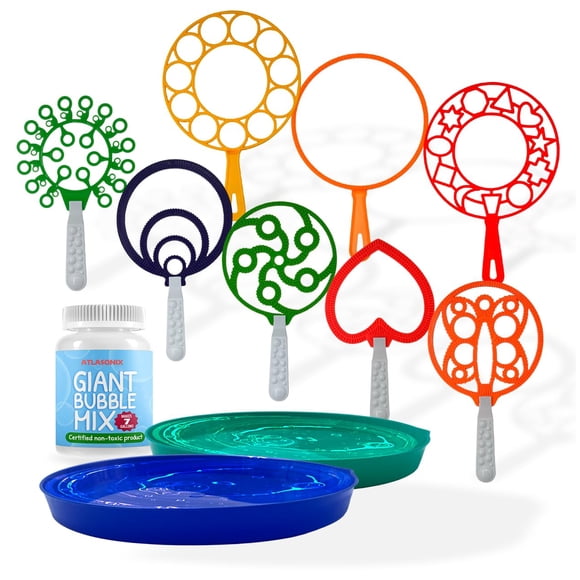 Juguetes Giant Bubble Wands Atlasonix Outdoor para niños mayores de 3 años