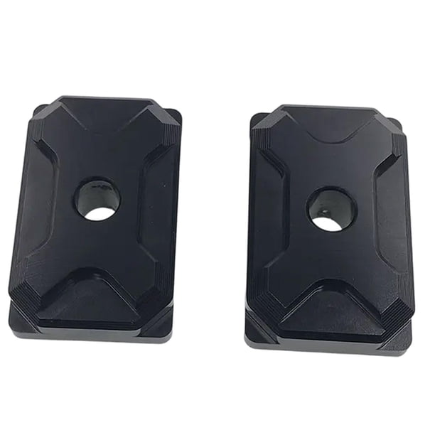 Ajuste de la cadena de motocicletas Atentadores de aleación de aluminio Accesorios de accesorios de la cadena del eje trasero resistente para , Negro