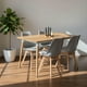 thumbnail image 1 of Comedor Mesa Rectangular Alamo 130x80 + 4 Sillas Tulip Gris, 1 of 3