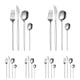 thumbnail image 1 of Juego de cubiertos dorados de 24 piezas, para 6 personas, de acero inoxidable, incluye cucharas, tenedores y cuchillos, ideal para cocina, hogar, oficina, restaurante, hotel., 1 of 5