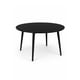 thumbnail image 1 of Mesa de Comedor 80 cm Redonda 4 puestos - Negro, 1 of 3