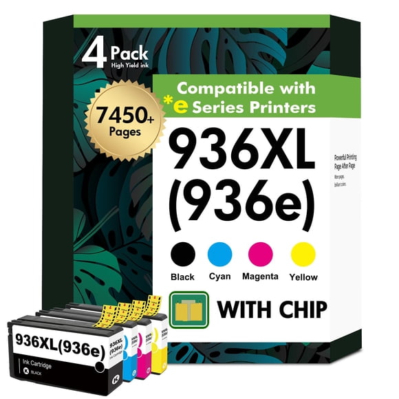 Cartuchos de tinta y tóner H-Party 936XL negro y colores, combo