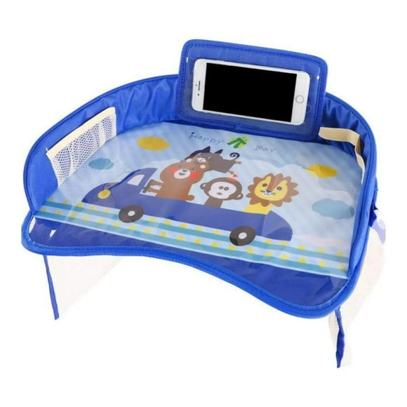 Bandeja Portatil Para Silla De Auto Bebe Infantil Azul