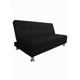 thumbnail image 1 of SOFA CAMA NEW NEGRO FELPA, 1 of 3
