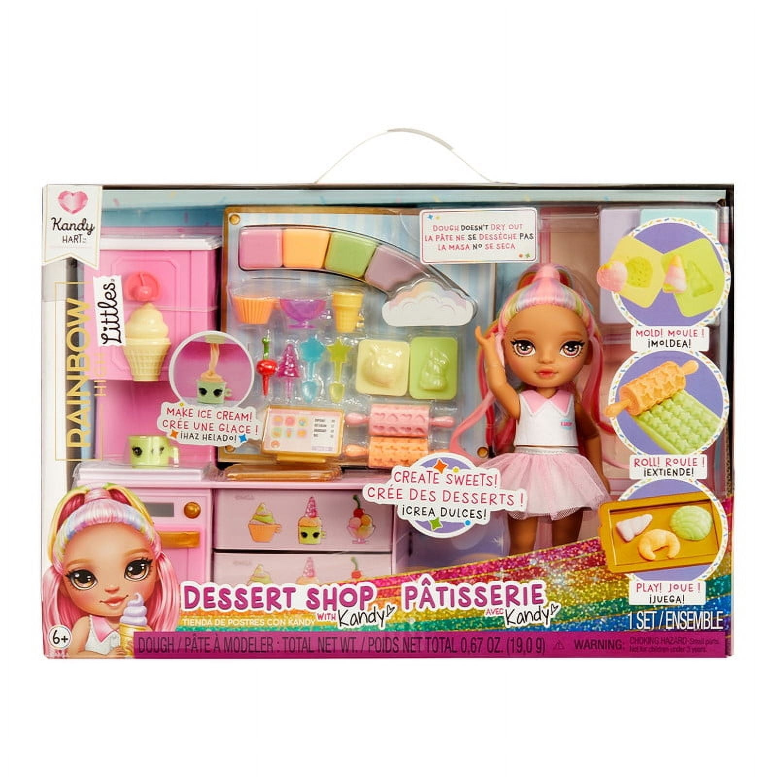 Muñeca Rainbow High Set Tiendita De Postres