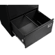 thumbnail image 3 of 2 Drawer Lateral File Cabinet with Lock, Black Metal Vertical Filing Cabinet for Home Office, Fits Legal, Letter & A4 Size Files, Assembly Required, 3 of 3